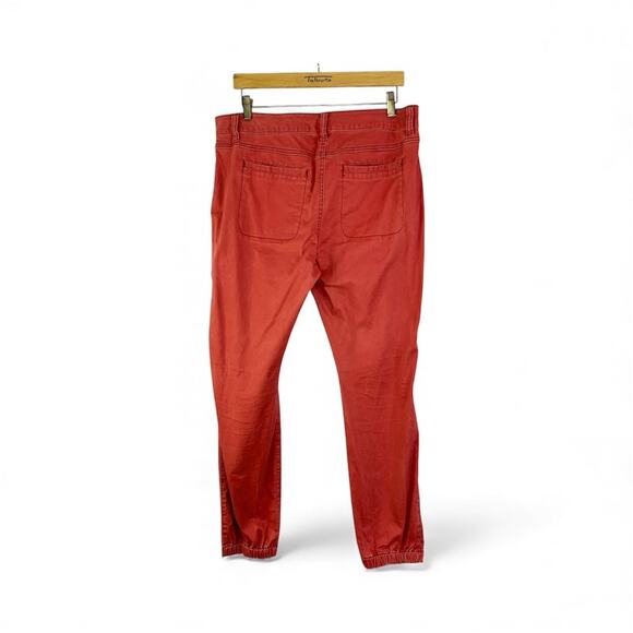 Cabi Women The Hutton Jogger Pants Sz 10 Nantucket Red Pockets Stretch #5178 - Picture 6 of 8